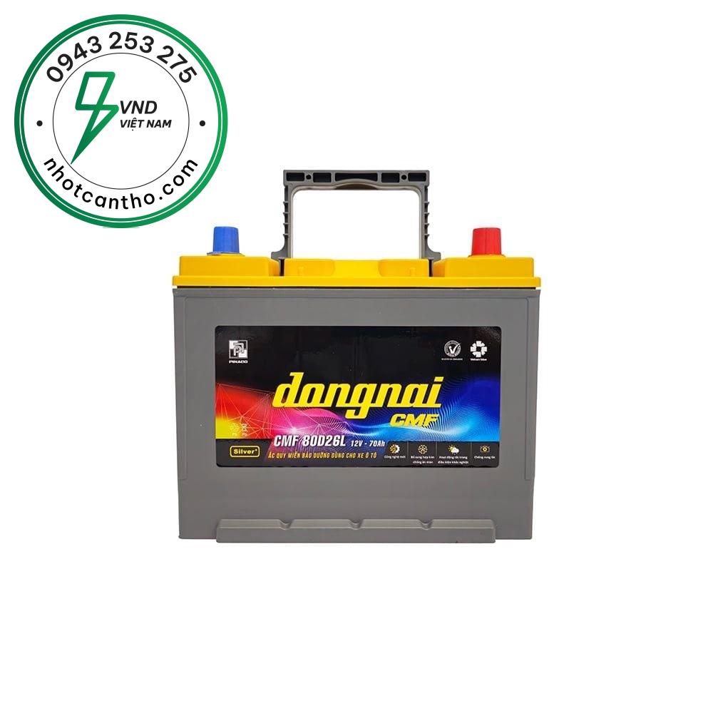 ẮC QUY ĐỒNG NAI CMF 80D26L (12V-70AH)