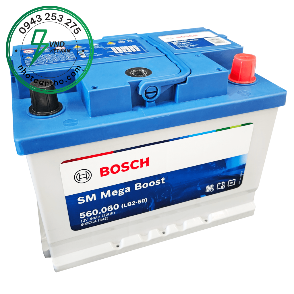 ẮC QUY BOSCH DIN60 (12V-60AH)