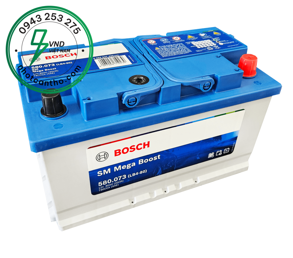 ẮC QUY BOSCH DIN80 (12V-80AH)