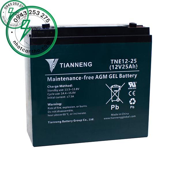 ẮC QUY XE MÁY ĐIỆN TNE12-25 (12V-25Ah)