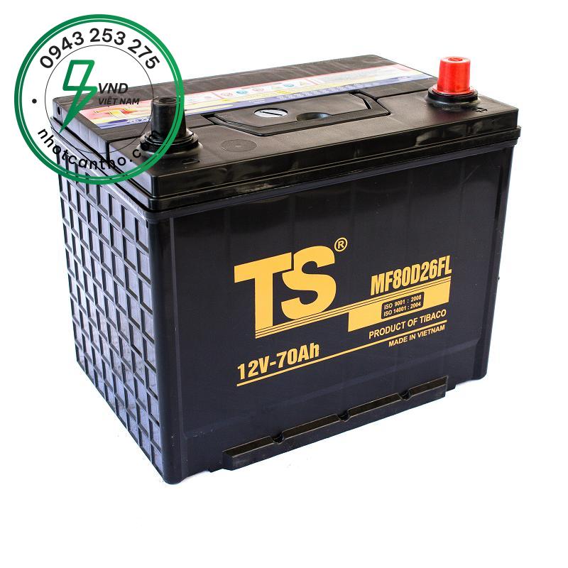 ẮC QUY TIA SÁNG MF 80D26L (12V-70AH)