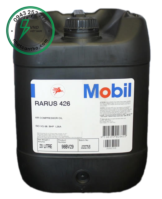 NHỚT MÁY NÉN KHÍ MOBIL RARUS 426