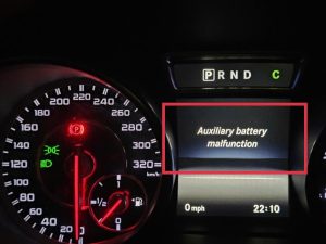 LỖI BÌNH ẮC QUY PHỤ XE MERCEDES BENZ 
